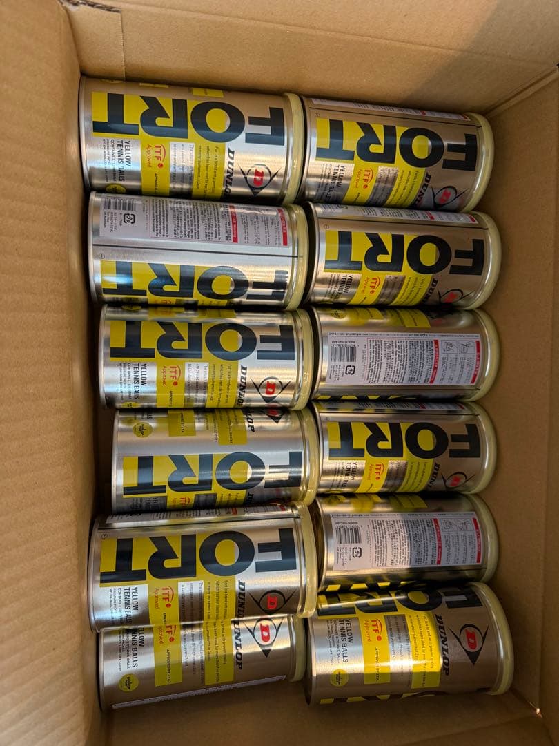 【新品未使用】DUNLOP FORT２個✖️12缶セット