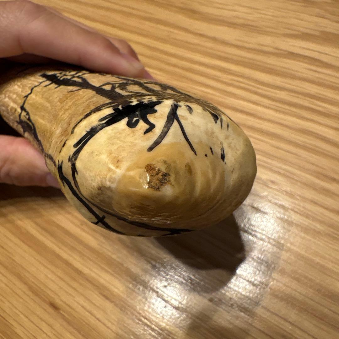 マッコウクジラの歯 382g 鯨牙 鯨歯 歯牙 天然素材 歯 印材
