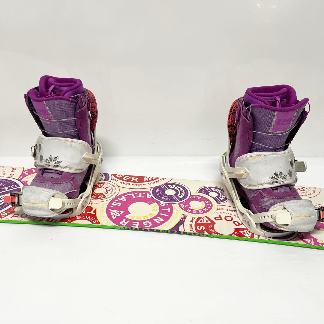 SALOMON K2 レディース　スノボセット　サロモン　女性用　スノーボード