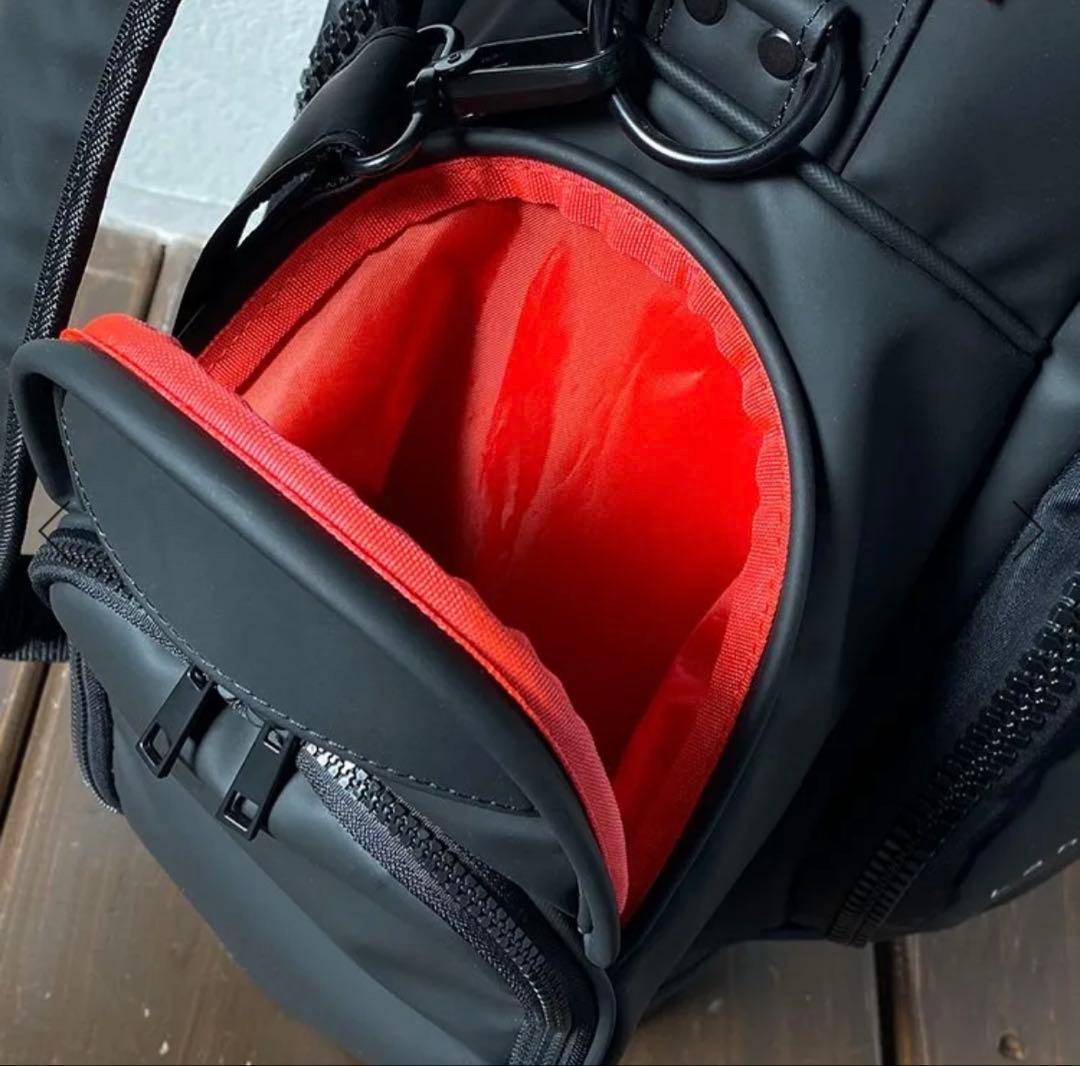 ラヘラゴルフ　限定キャディバッグ　ライトグレー　おしゃれキャディバッグ