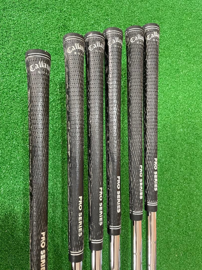 キャロウェイ　X18プロ　アイアンセット 5-9 P 純正スチールシャフトS