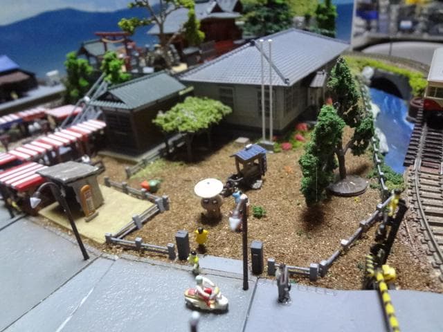 鉄道模型少年時代レイアウト・ジオラマ完成品 ケース・パワーパック付 Nゲージ