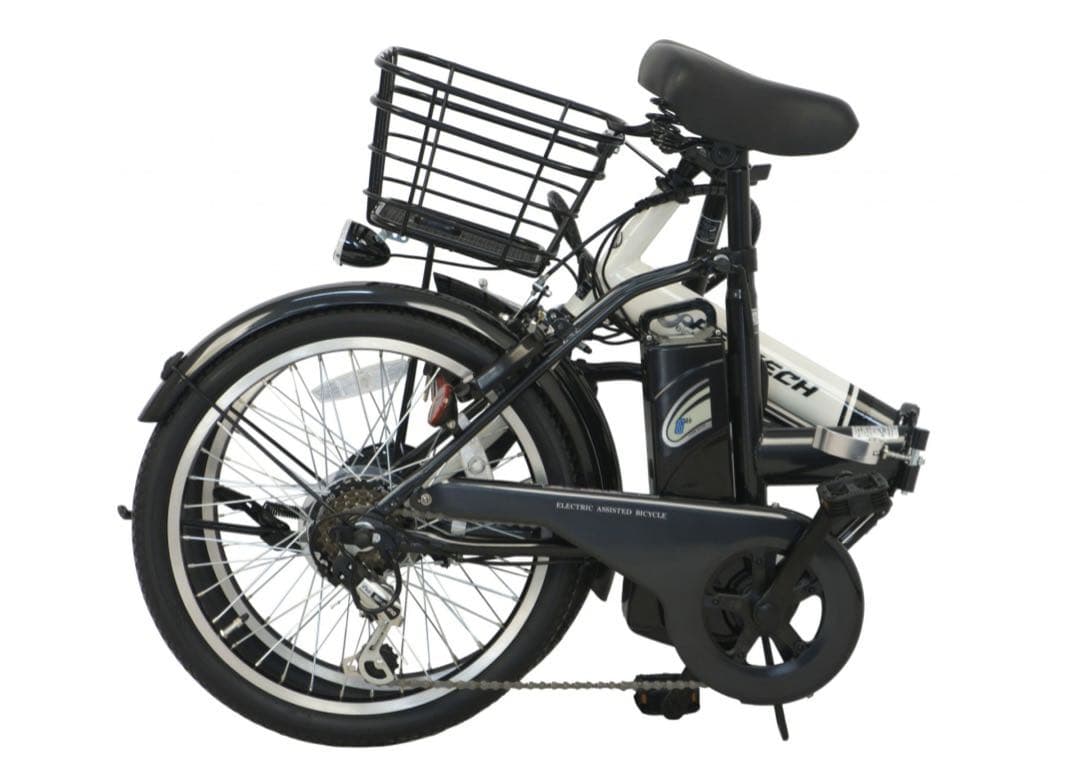 20インチ 折りたたみ自転車 電動自転車 シマノ外装6段変速