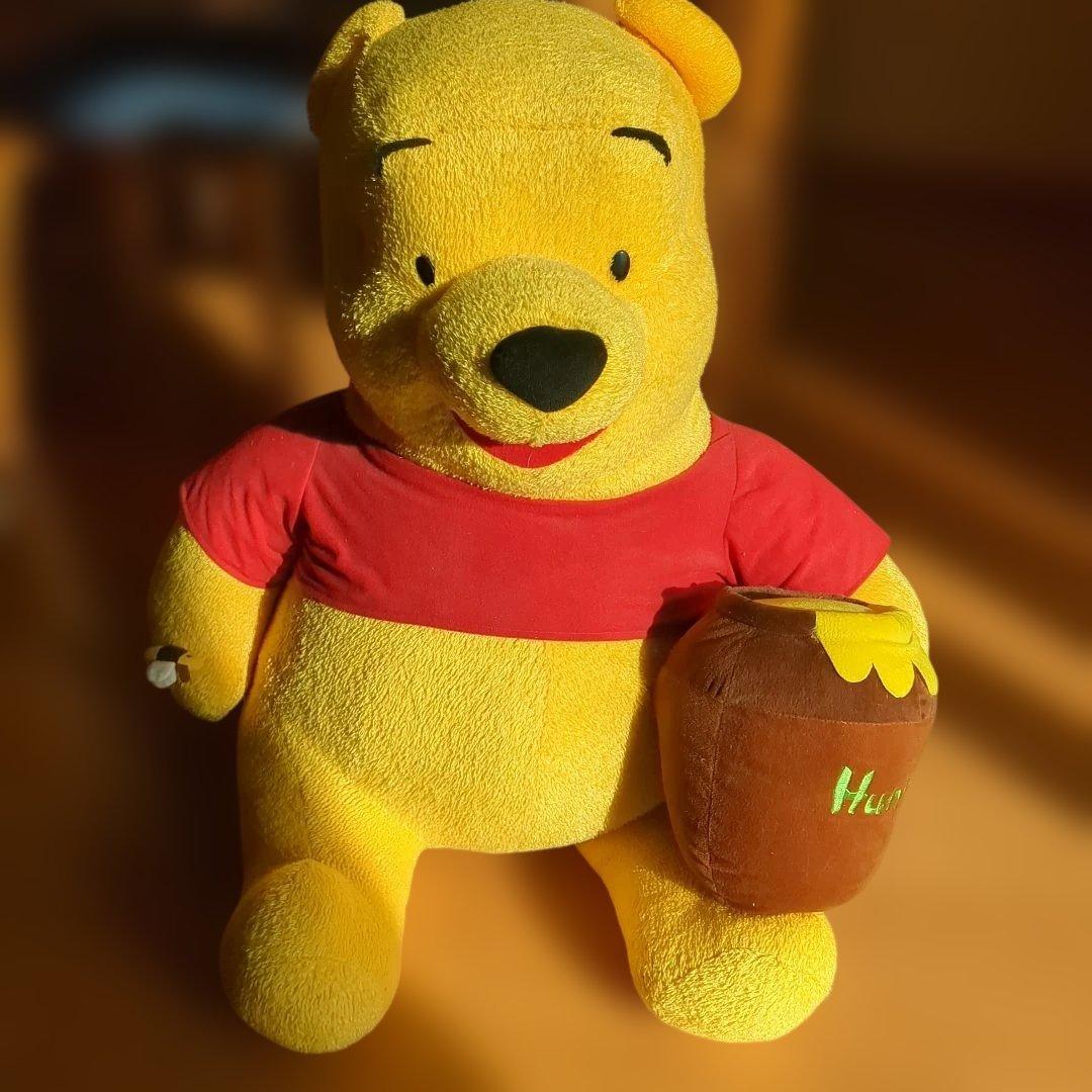 ✴️お値下げ✴️くまのプーさん ぬいぐるみ（はちみつ壺と蜂付） 　特大
