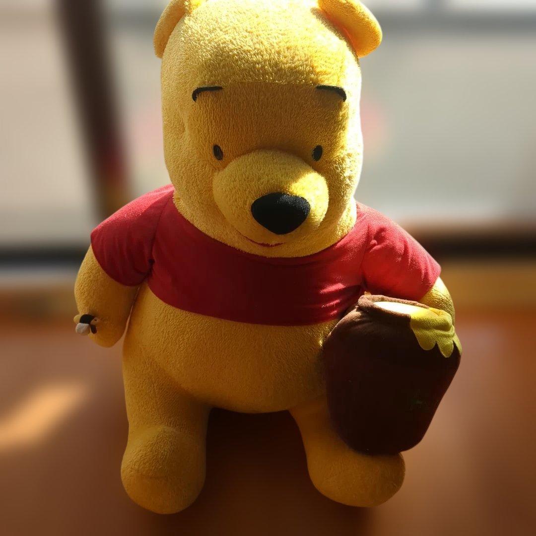 ✴️お値下げ✴️くまのプーさん ぬいぐるみ（はちみつ壺と蜂付） 　特大