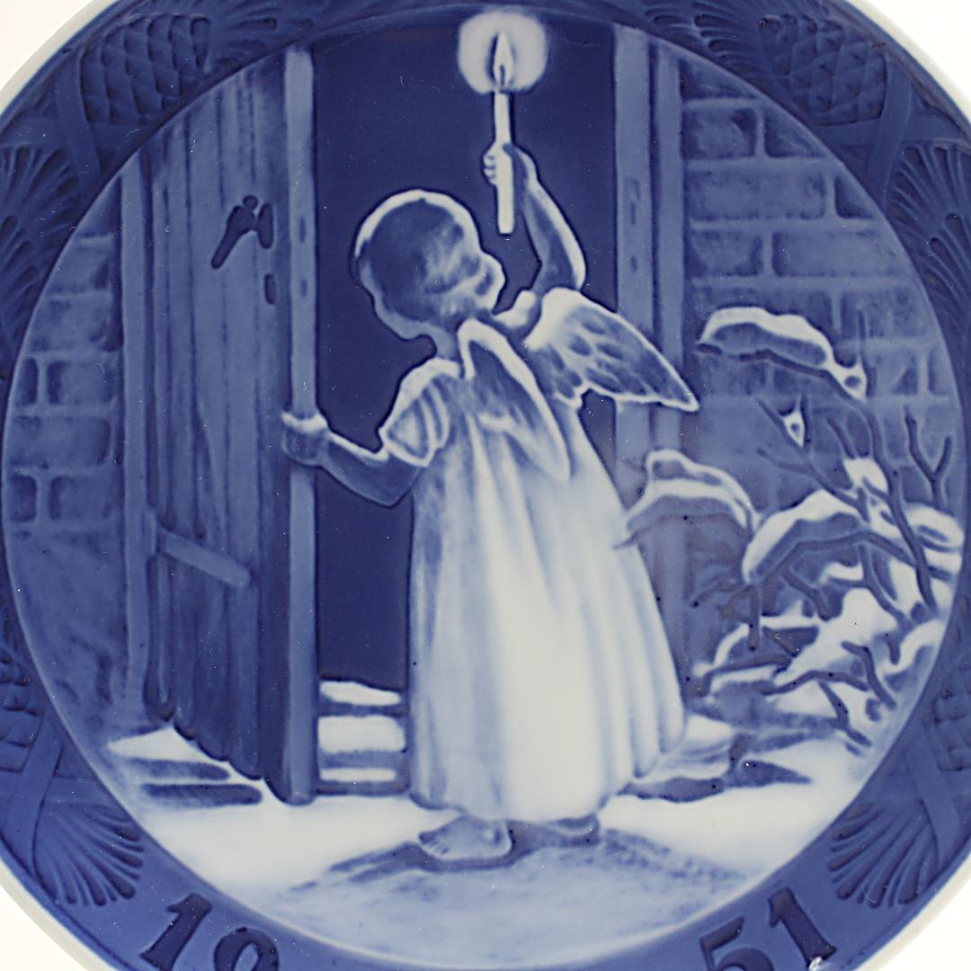 1951年 「クリスマスの天使」 イヤープレート ロイヤルコペンハーゲン 北欧