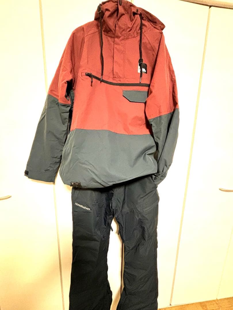 Horse Feathers スノーボードウェア上下セット:メンズM /Ｌ