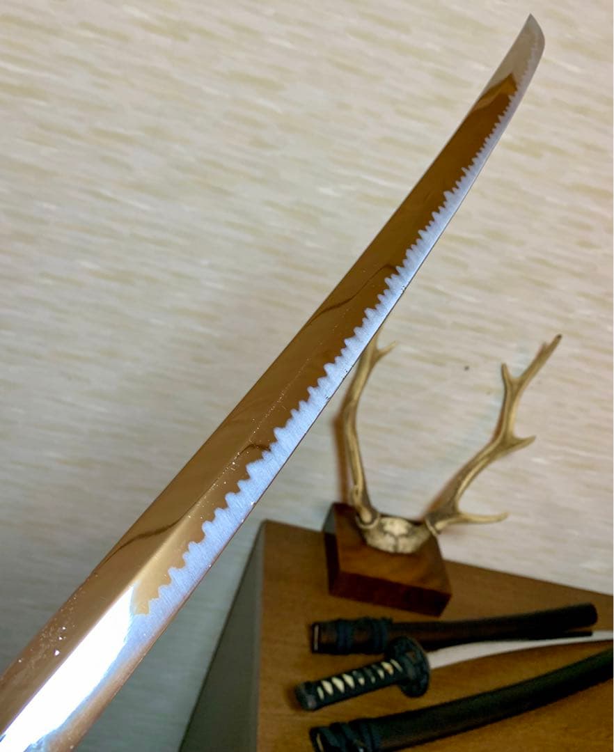 模造刀　鹿の角　サムライ　侍　コスプレ