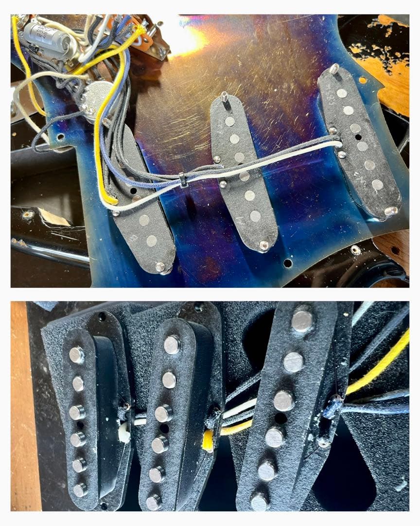 ハードレリック 60sストラトタイプ アルニコ5 PU/オイルコンデンサーBLK