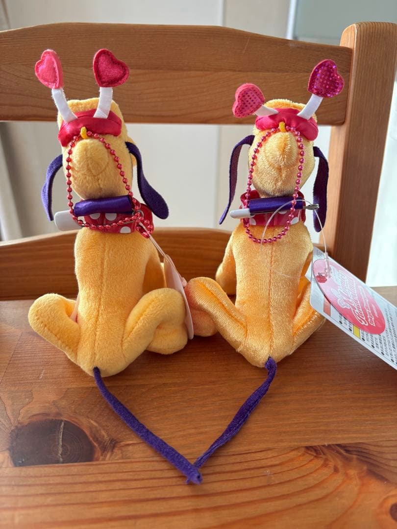 ディズニーパルパルーザ.ぬいぐるみバッジプルート2024.2026 2セット