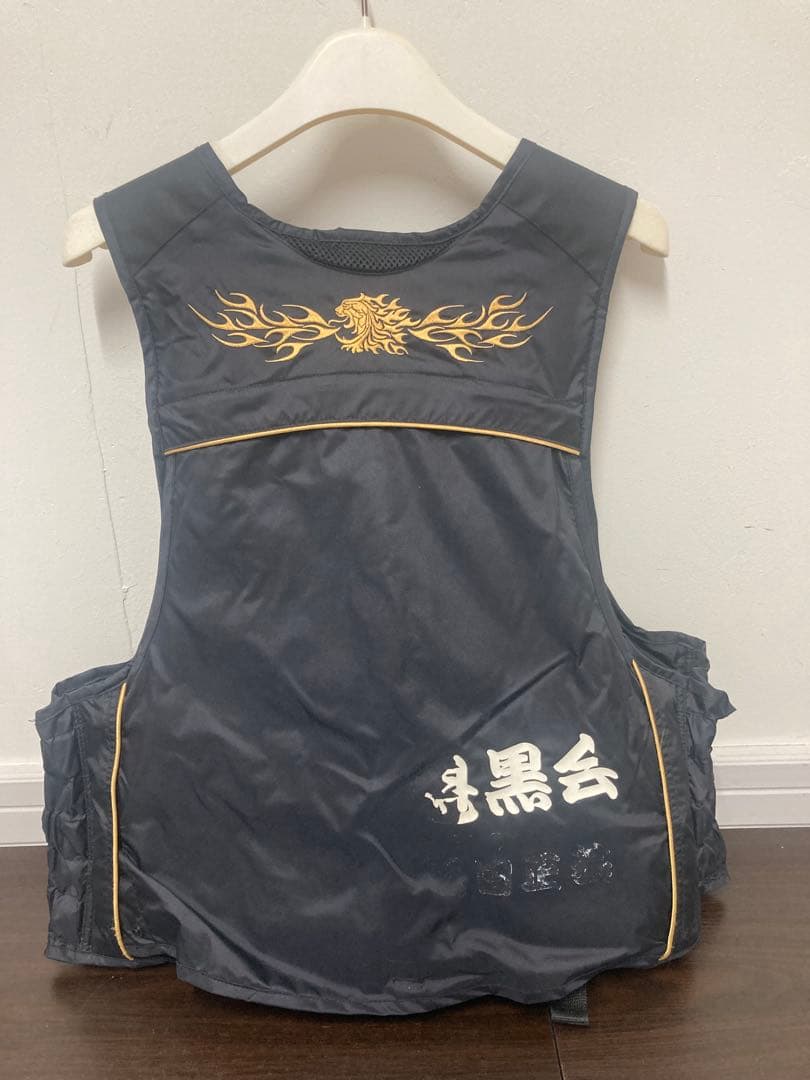 STATUS ライフジャケット Lサイズ 黒/金