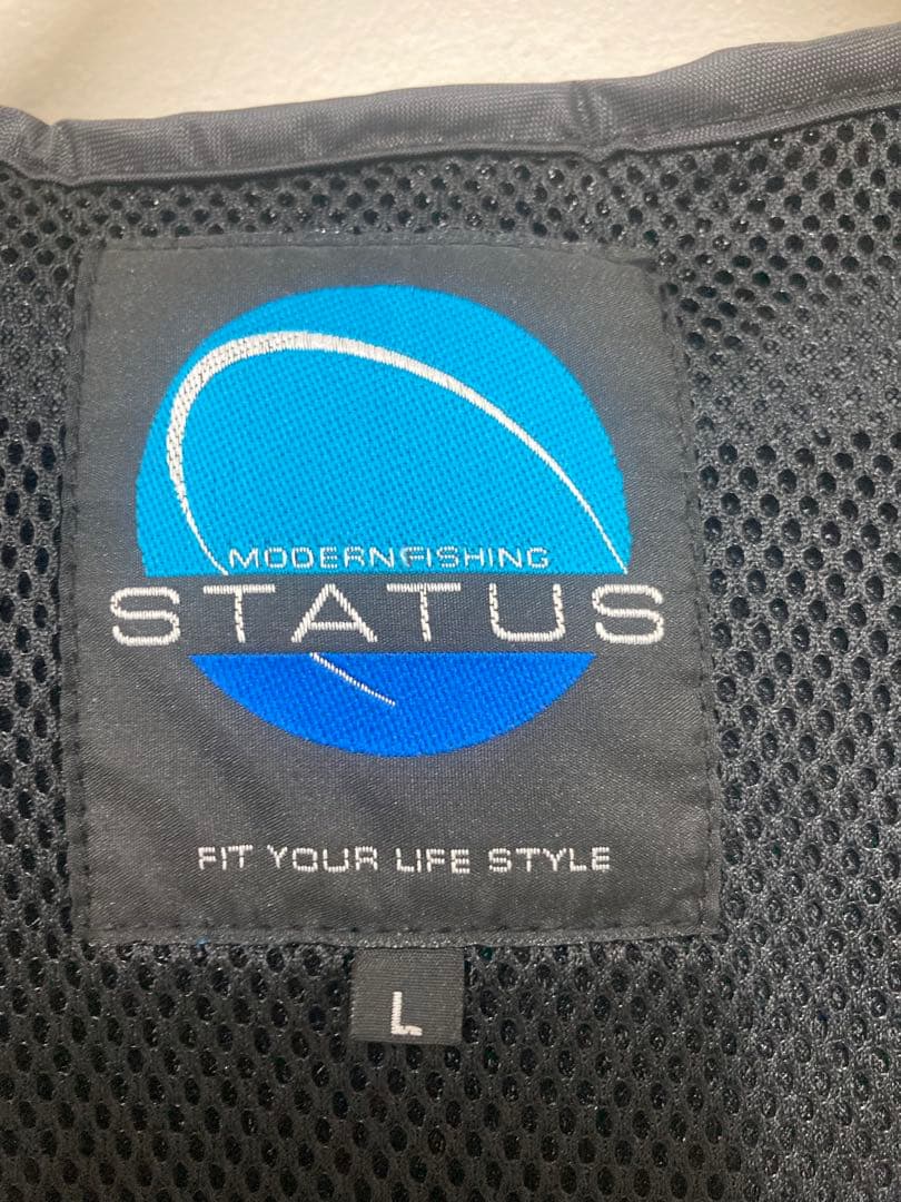 STATUS ライフジャケット Lサイズ 黒/金