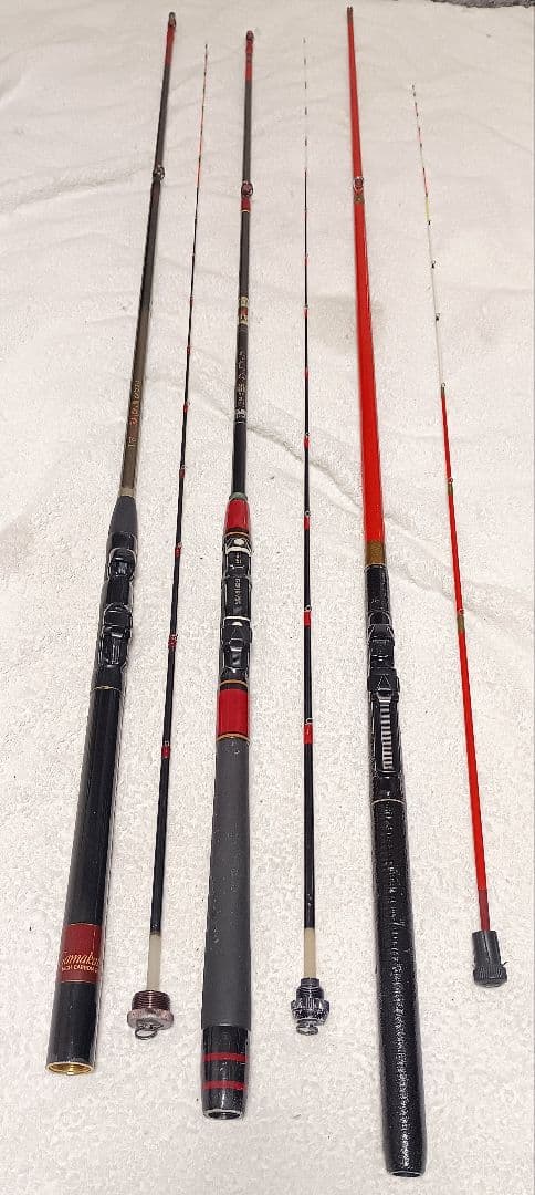 がまかつがまチヌ筏硬調2.1mがまチヌマークⅡ2.1m＋手造筏竿サクラ伊勢？