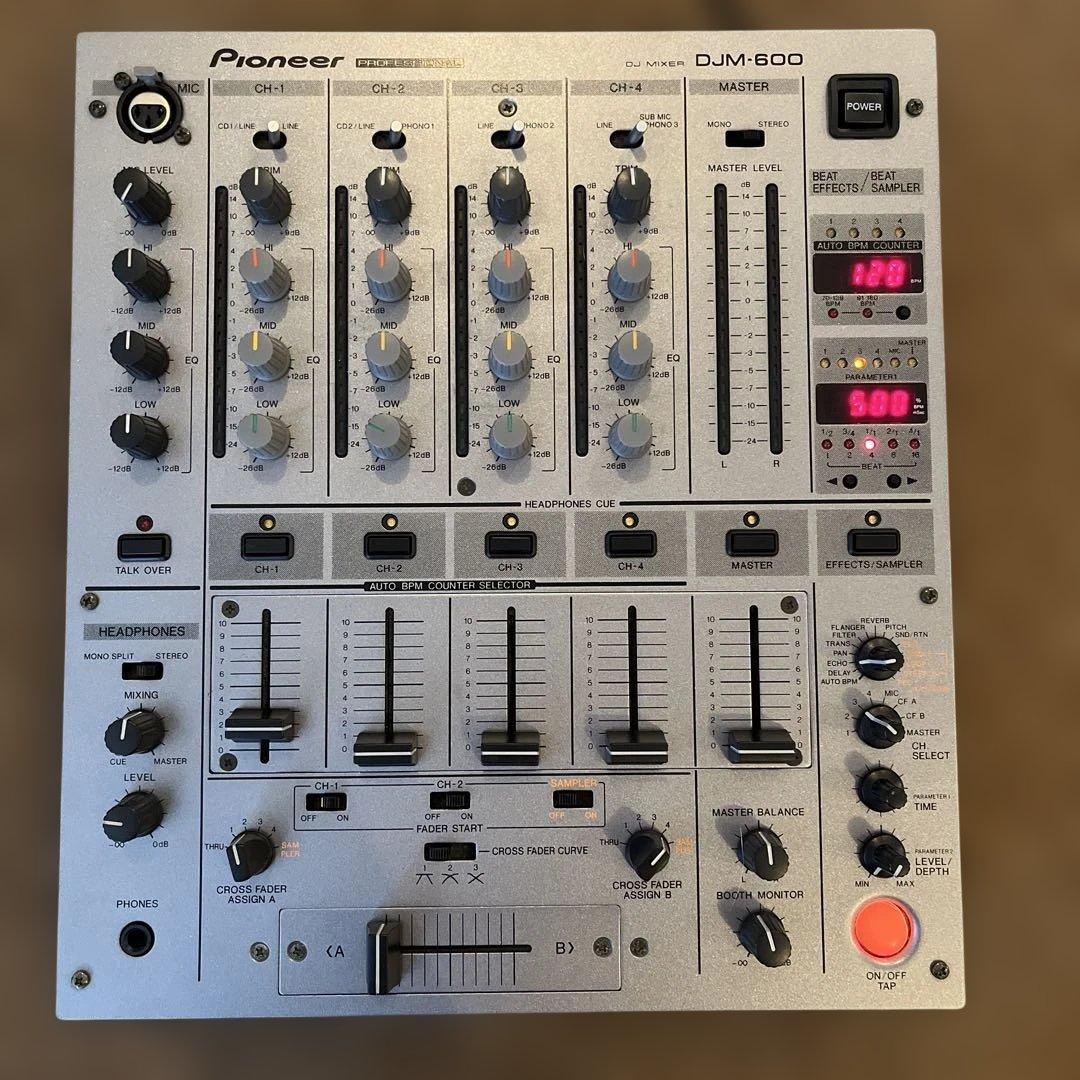 美品！動作良好！Pioneer DJM-600 DJミキサー