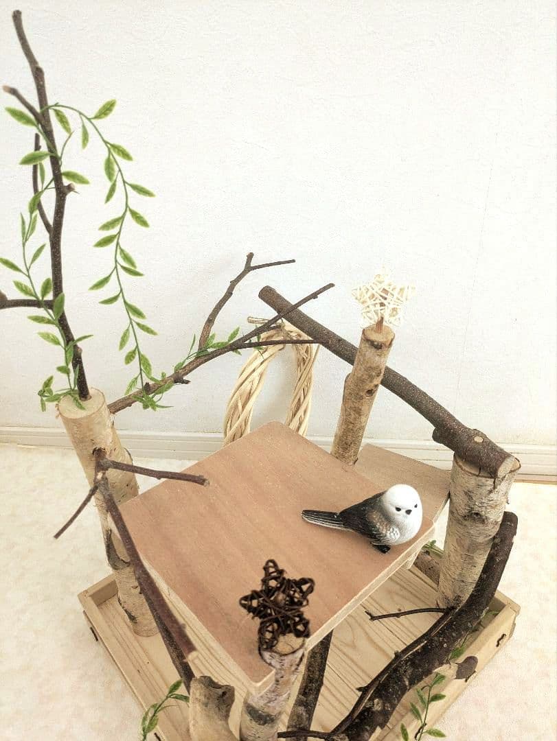 バードアスレチック　白樺の森テラス　バードトイ　餅つきセット付き