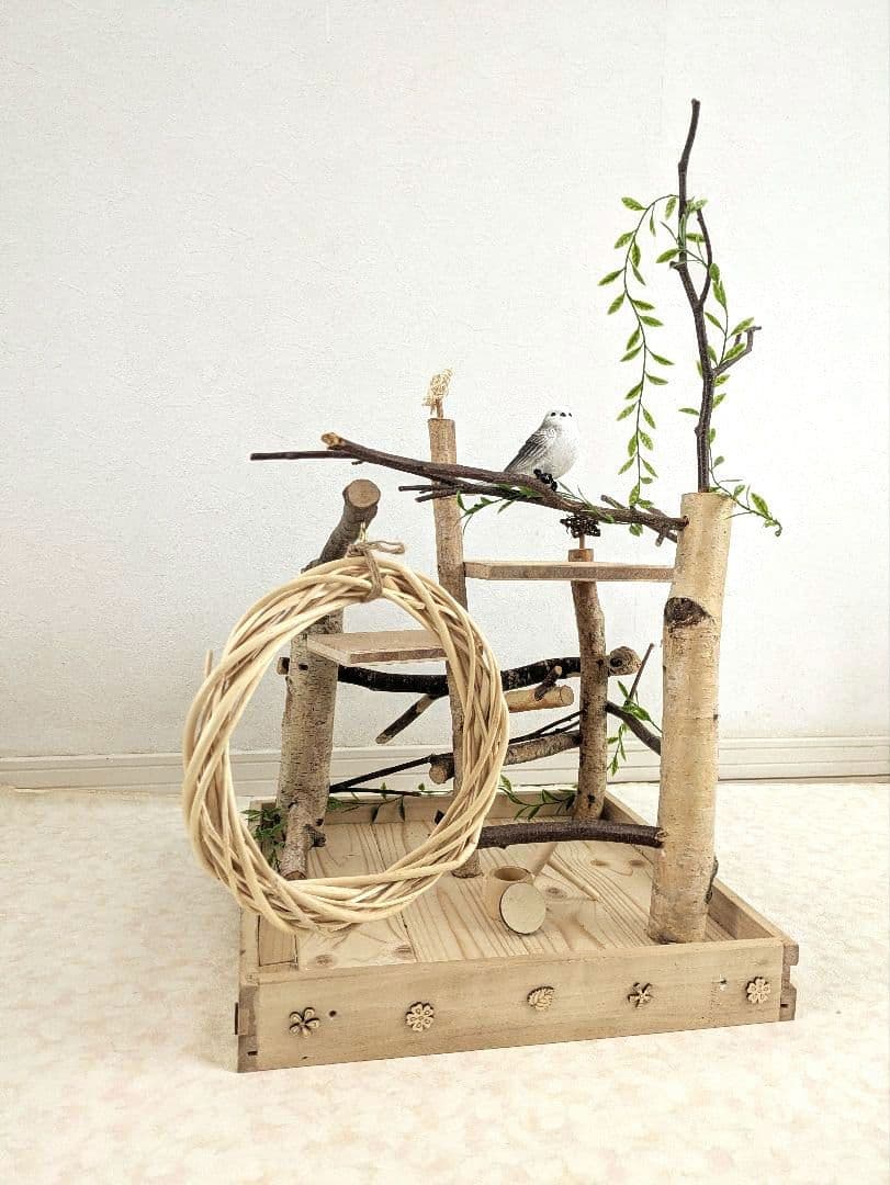 バードアスレチック　白樺の森テラス　バードトイ　餅つきセット付き