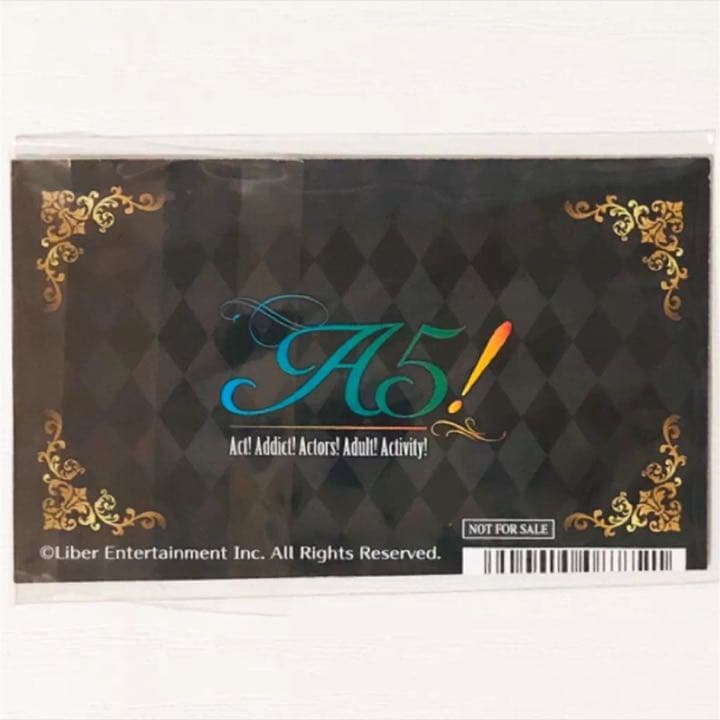 新品★A3★秋組【伏見臣】ランダム★特典★ホスト名刺風カード