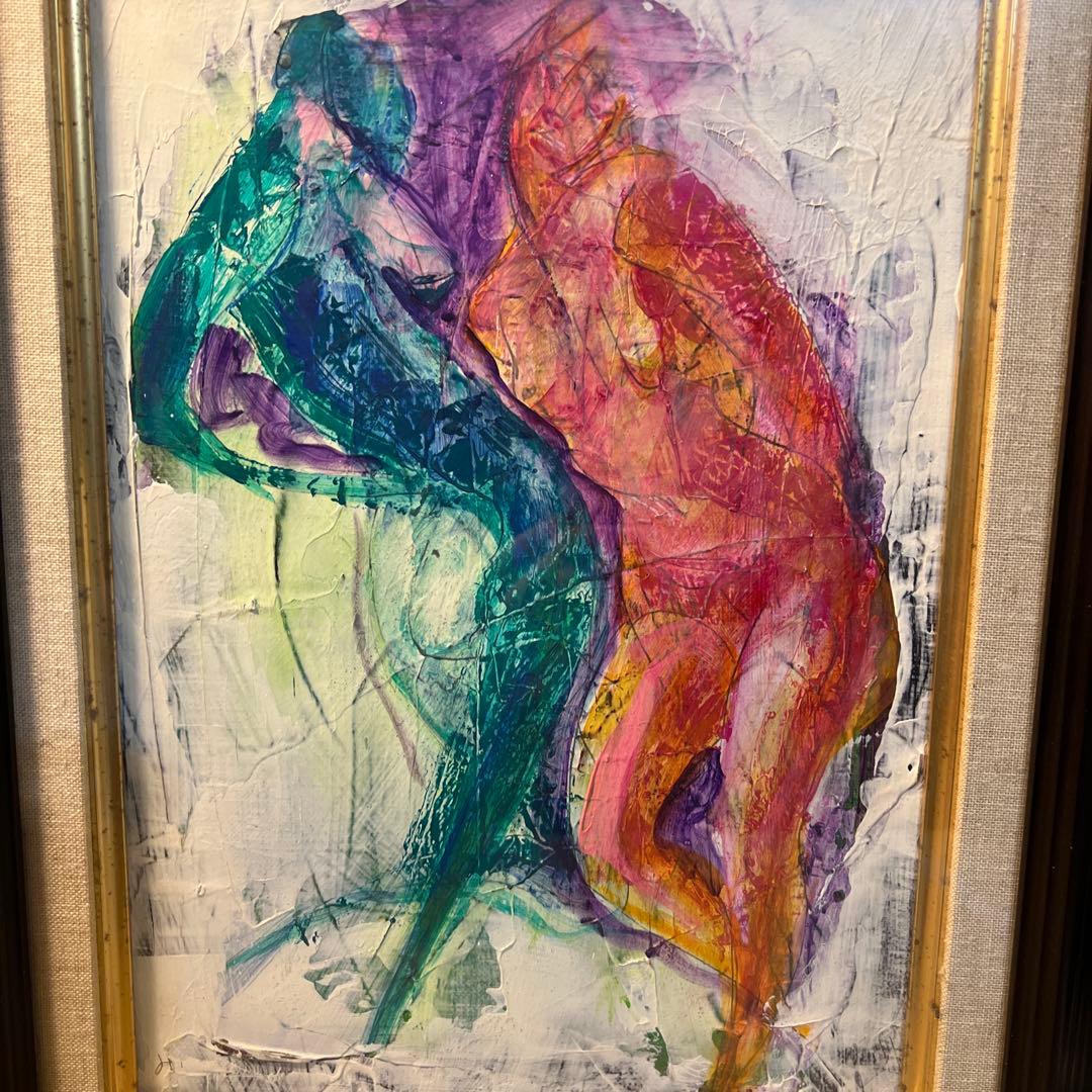 作者不詳　油彩画