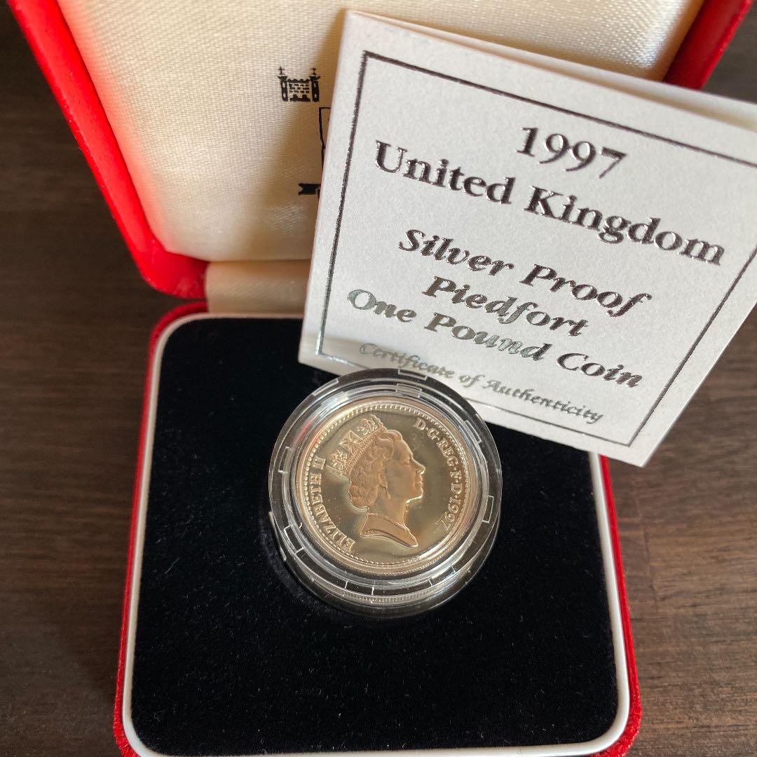 イギリス　1ポンド ピエフォー　1997年