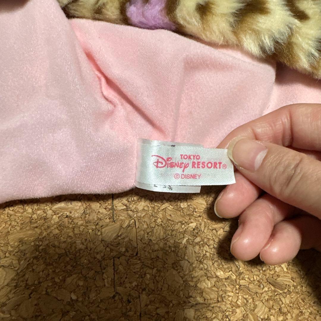 ディズニー ミニー ファンキャップ 手袋セット　レオパード柄