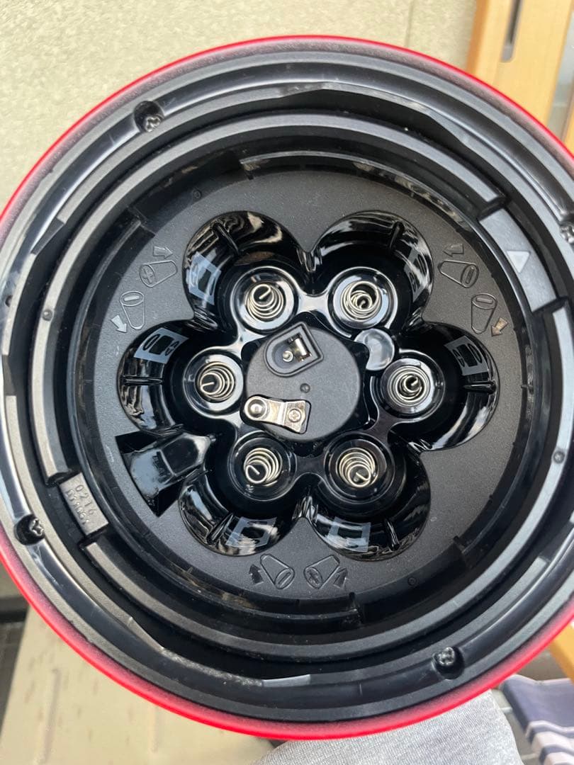 コールマンノスタルジアLEDランタンカスタマイズRED