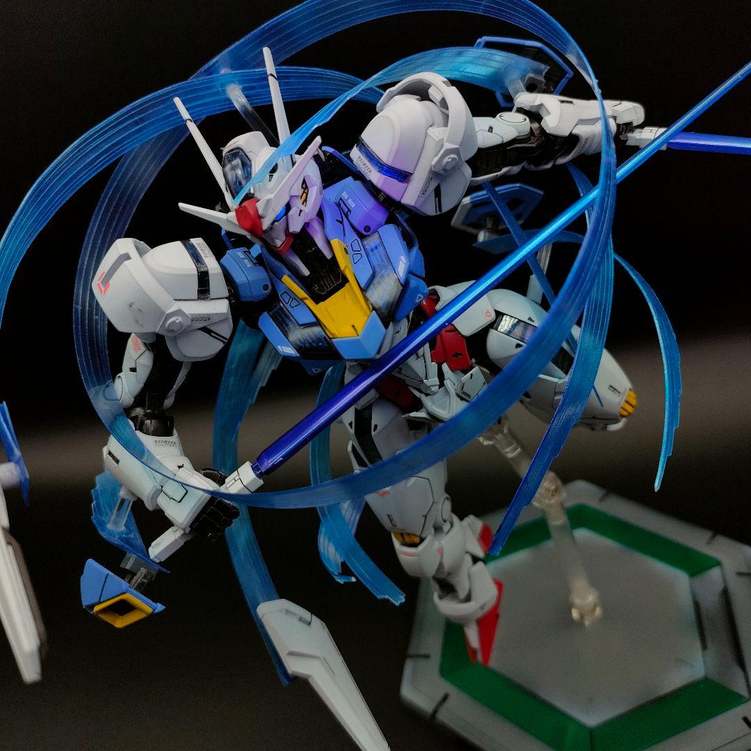 水星の魔女　ガンダムエアリアル　フルメカニクス　スコアシックス　【全塗装完成品】