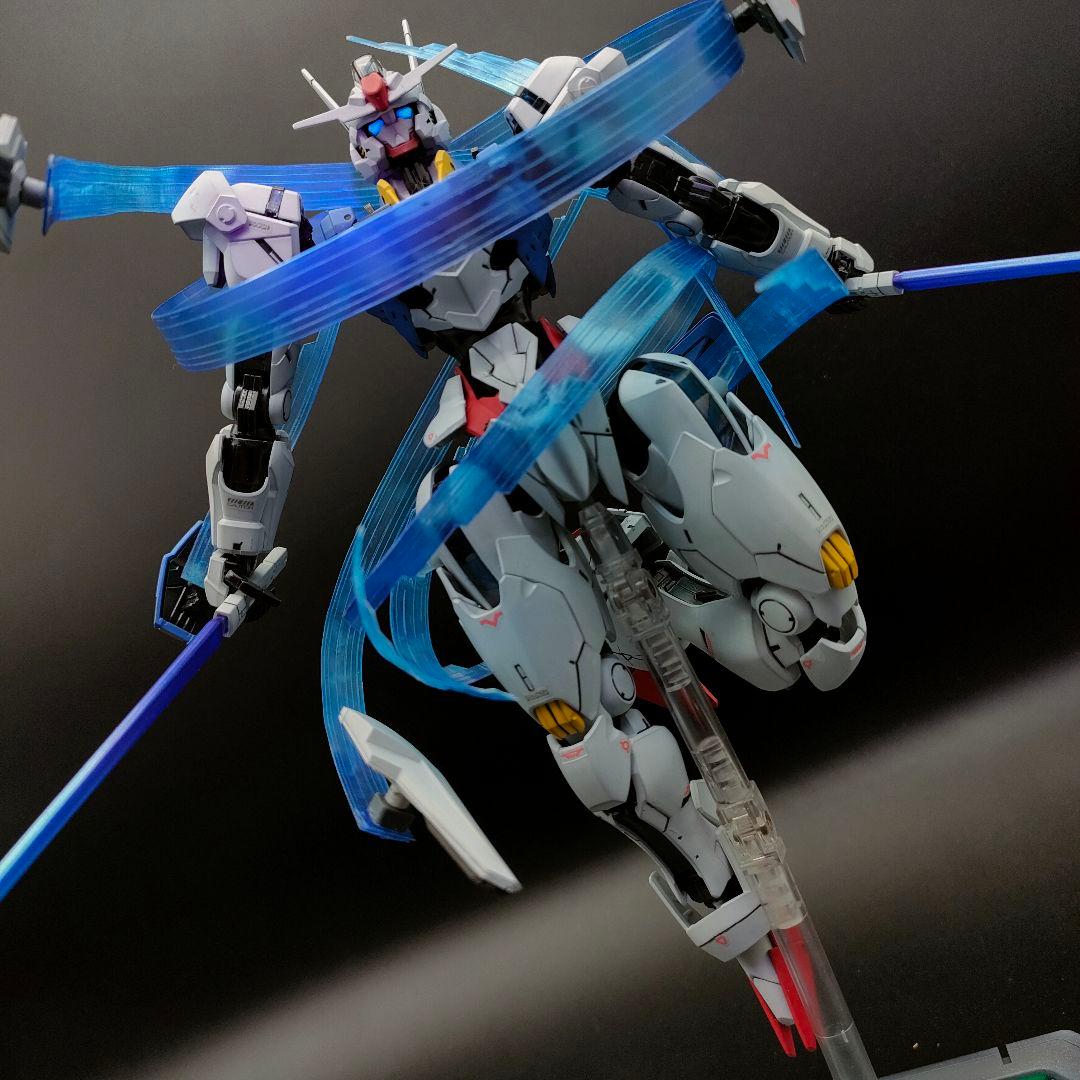 水星の魔女　ガンダムエアリアル　フルメカニクス　スコアシックス　【全塗装完成品】