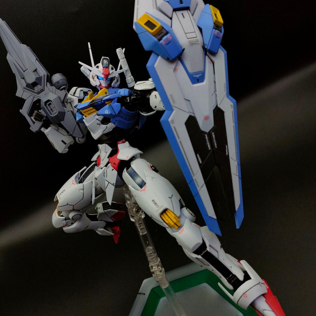 水星の魔女　ガンダムエアリアル　フルメカニクス　スコアシックス　【全塗装完成品】