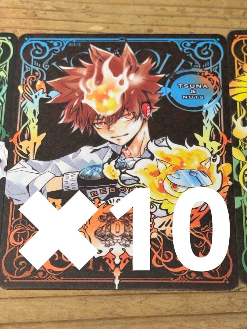 ジャンフェス2026リボーン マンガボドゲ ボードゲーム 特典 沢田綱吉 10枚