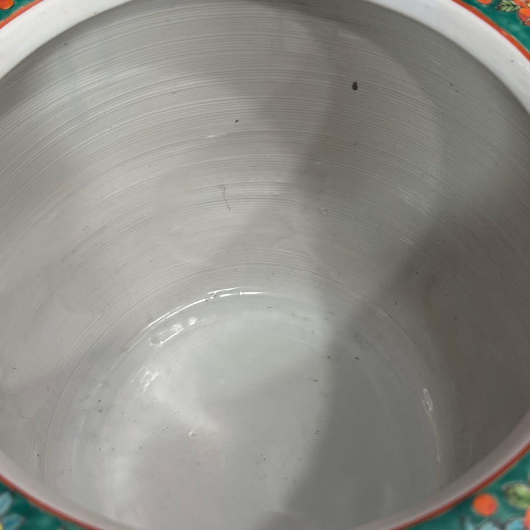 古伊万里◎赤絵火鉢　￼