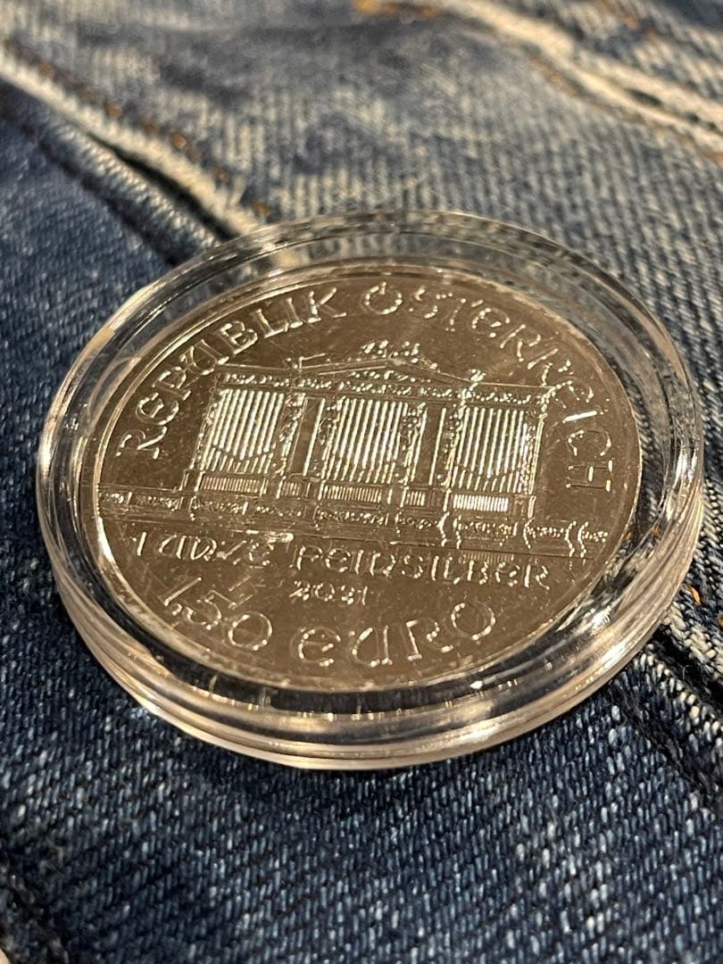 オーストリア　2021年　ウィーン　銀貨　1．5ユーロ