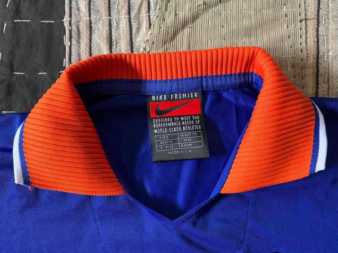 97-98 nike オランダ代表 アウェイ ユニフォーム ゲームシャツ ユーロ