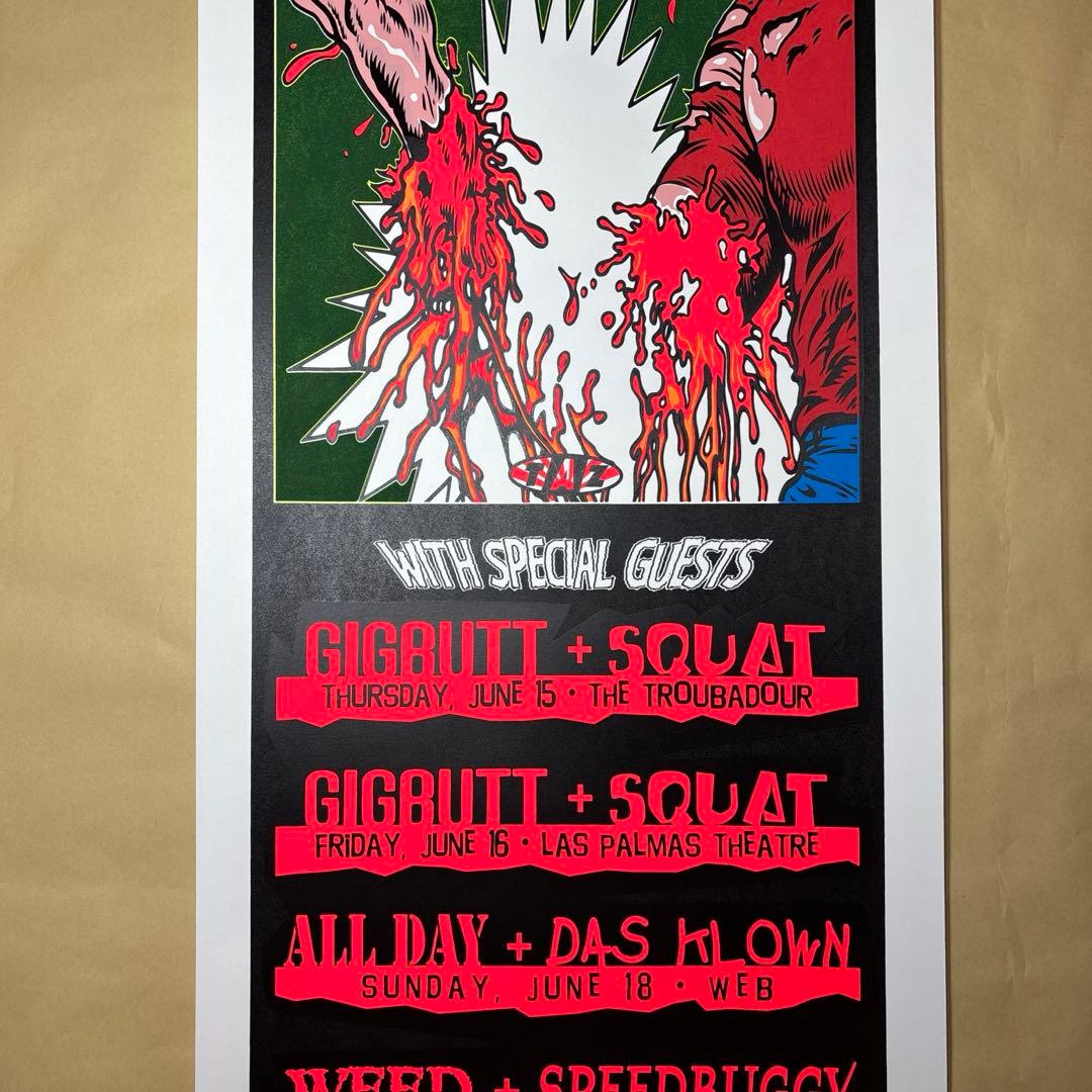 TAZ NOFX シルクスクリーンポスター　AKIRA