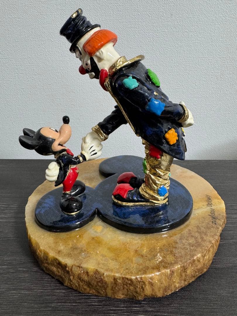 ディズニー　ミッキーとピエロ　ロン・リー　1500個限定　Disney