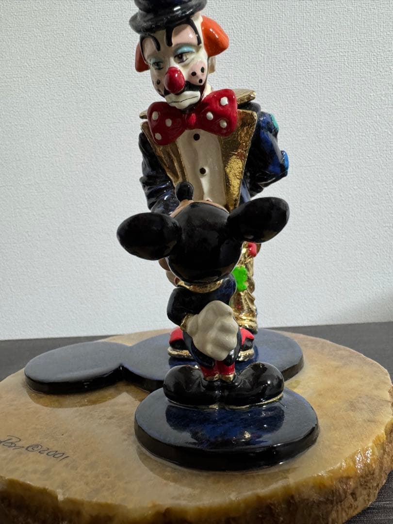 ディズニー　ミッキーとピエロ　ロン・リー　1500個限定　Disney