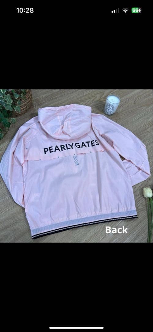 パーリーゲイツ　エアシャットフルジップフーディブルゾン0フード付ナイロンパーカー