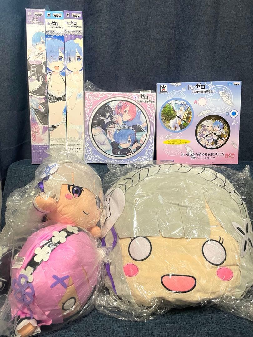 Re:ゼロから始める異世界生活　キャラクターグッズセット　リゼロ　まとめ売り
