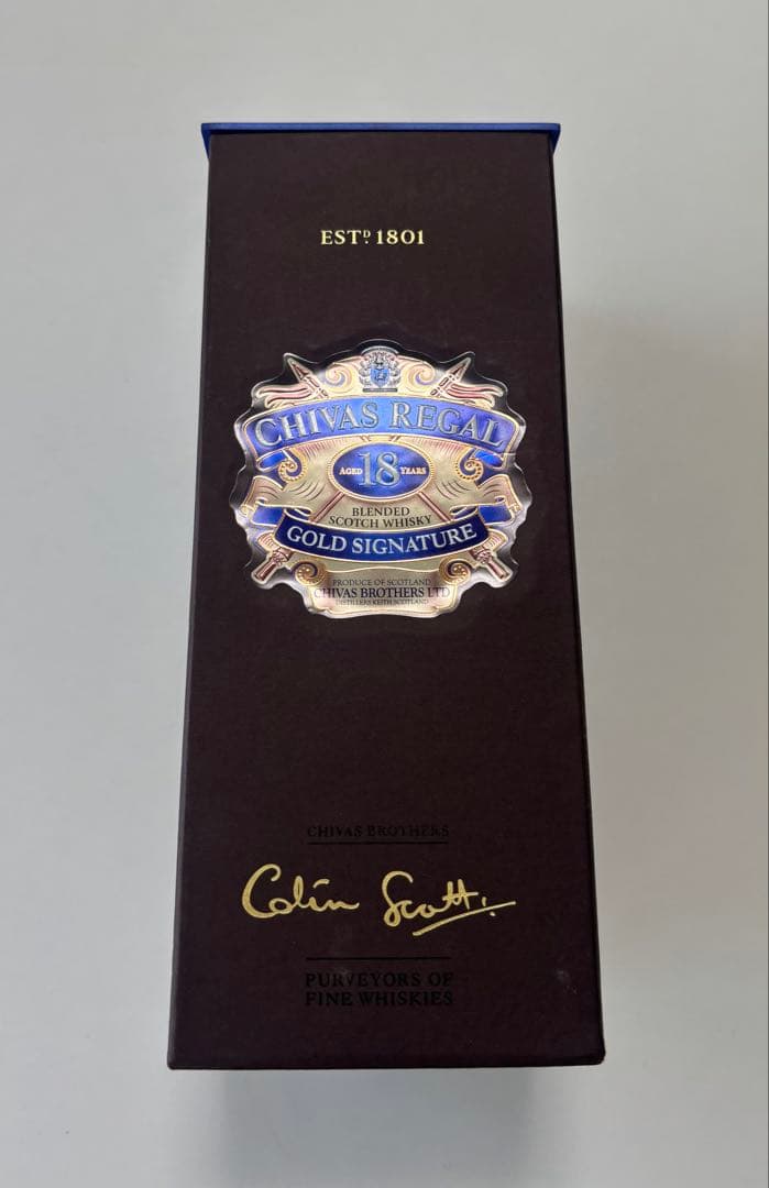 シーバスリーガル18GOLD SIGNATURE箱付40度750ml
