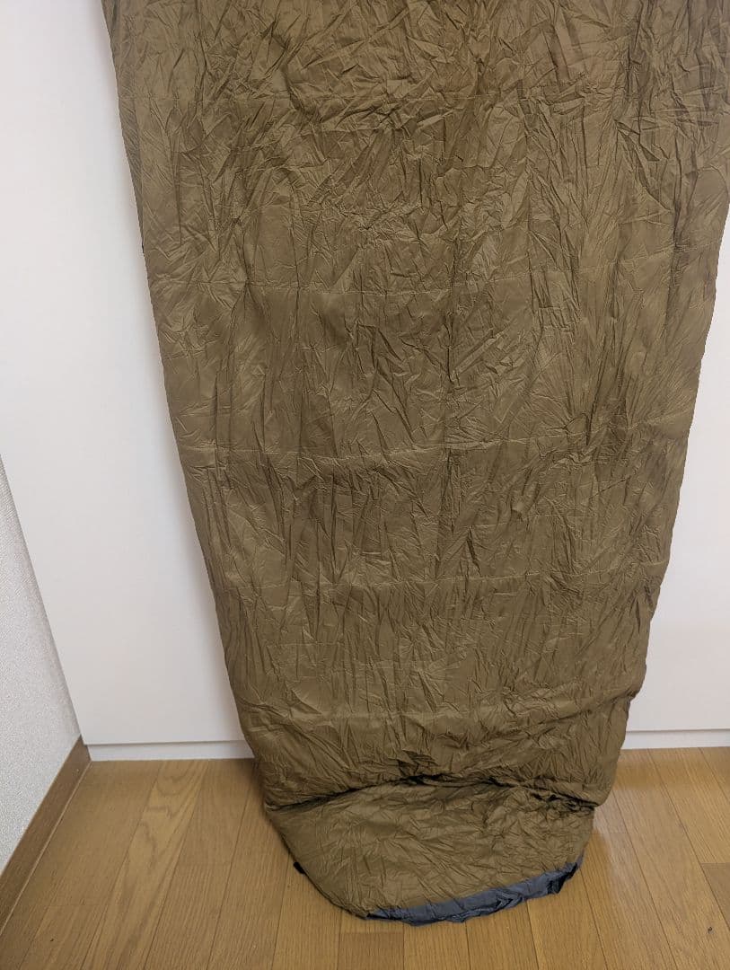 NANGA ダウンシュラフ オリーブグリーン/グレー