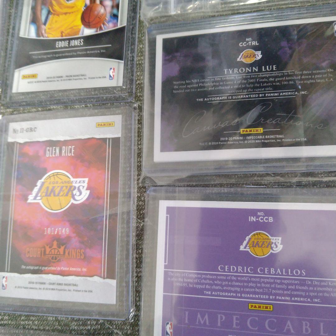 NBA 90sレイカーズ　カード（サイン・ジャージ他）18枚セット