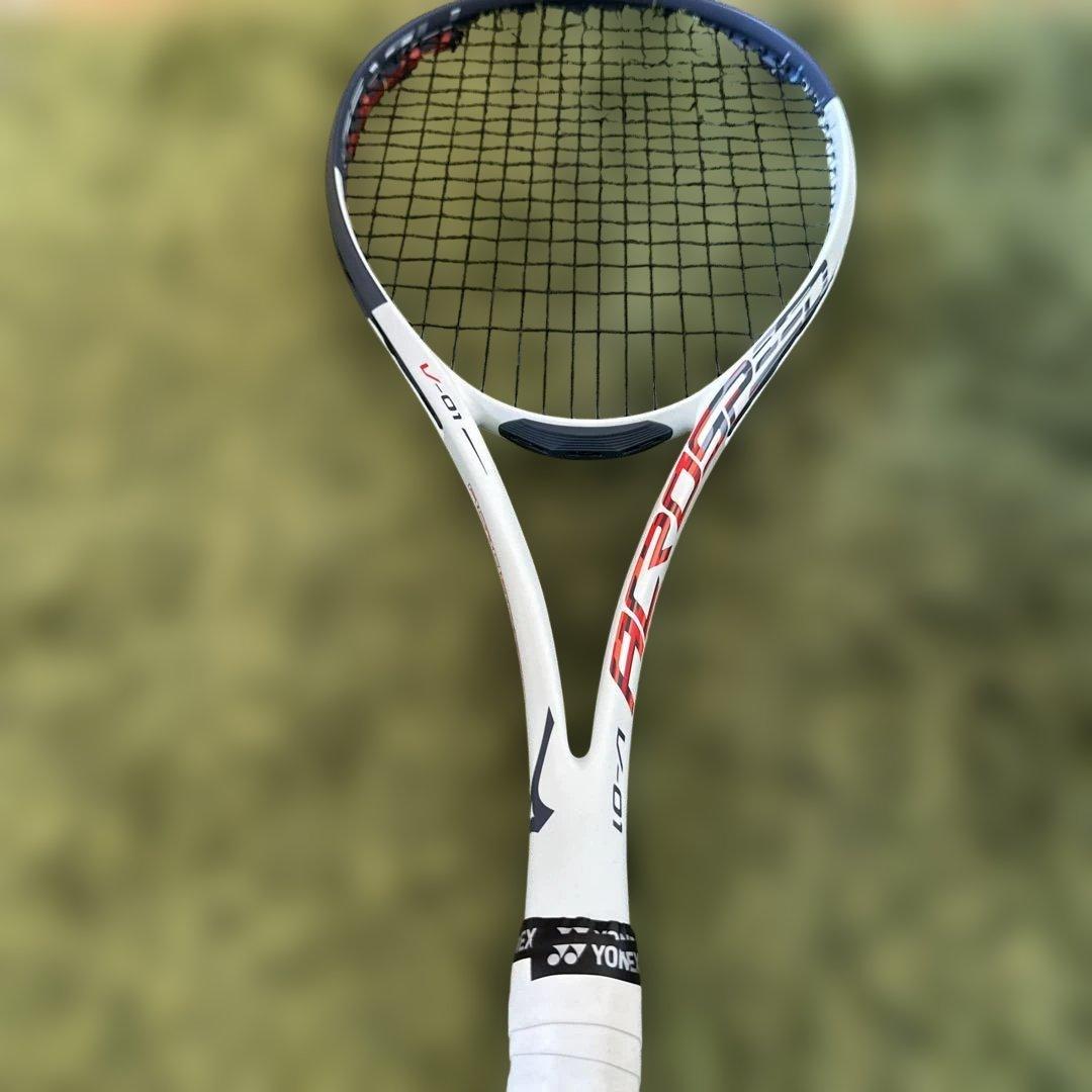 ☆最終再お値下げ☆MIZUNO V-01 軟式テニスラケット　ほぼ新品(^^)