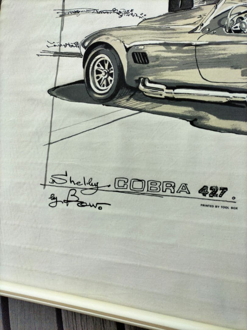 Shelby Cobra 427　大型布製タペストリー　コットン