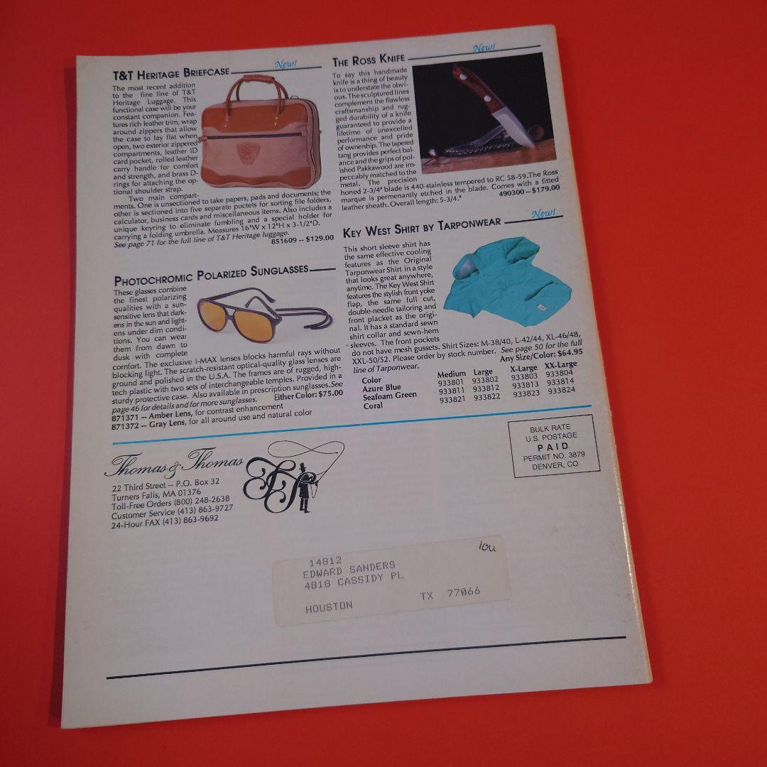 Thomas & Thomas フライフィッシングカタログ 1990