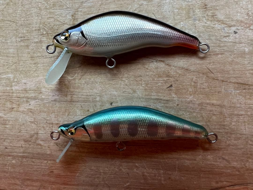 渓流ハンドメイドミノー シンドラーOMOWAZA50S＆USHIWAKA50S