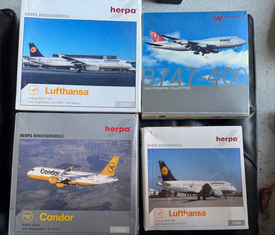 herpa 航空機モデル 9点セット