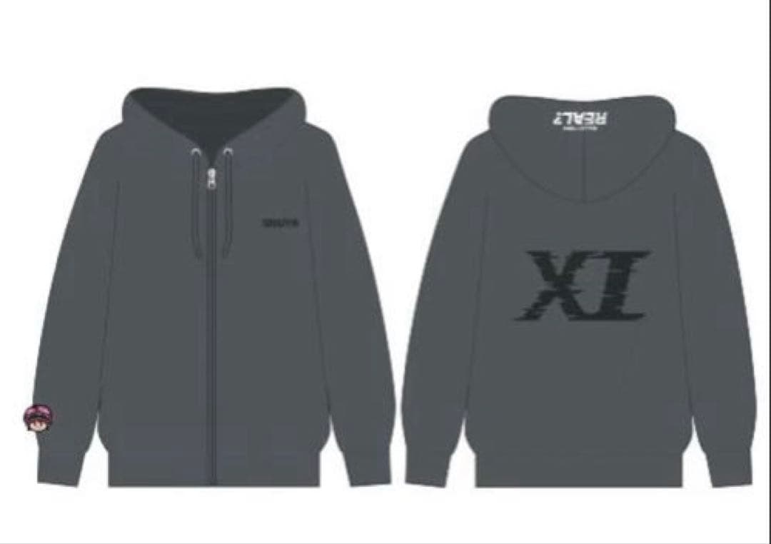 超特急 シューヤ パーカー REAL? charcoal XL