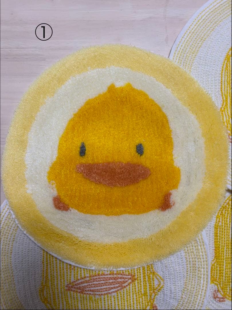 マザーグースの森　ぴよちゃんラグ・マット 4枚セット （オリジナル袋付き）