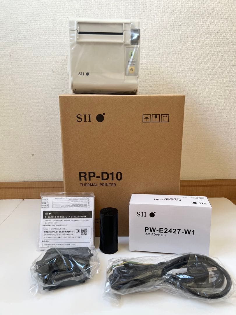 【新品】セイコーインスツル レシートプリンター RP-D10シリーズ ホワイト