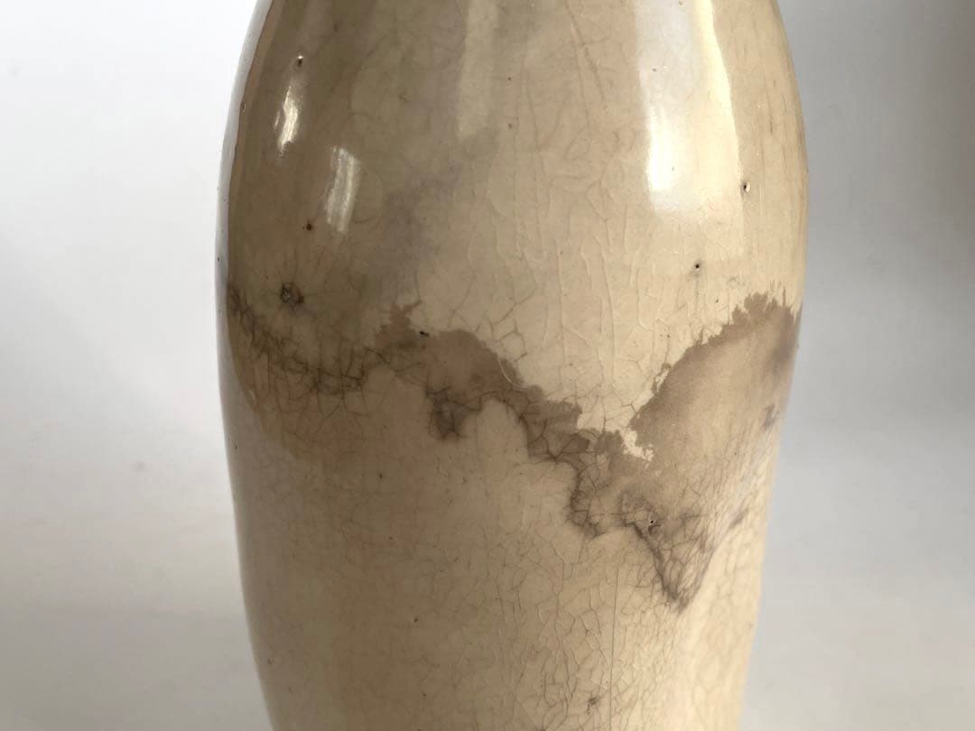 骨董　アンティーク　丹波焼　古丹波　白丹波　徳利　雨漏り　酒器　花瓶　民芸　民藝
