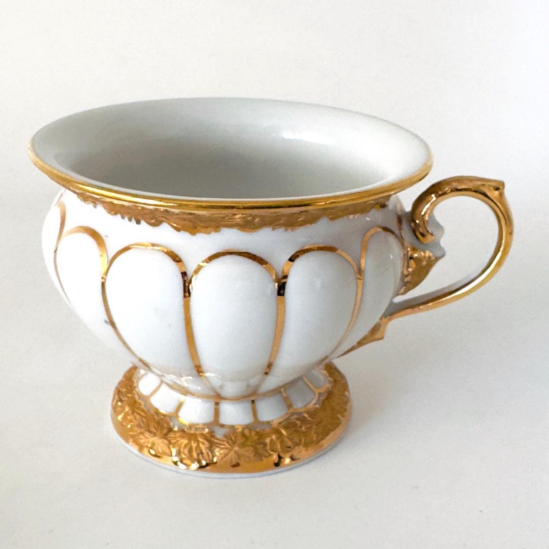 ★マイセン★1級品/カップ＆ソーサ/花柄/ゴールド/アンティーク/高級 ゴールド